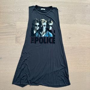 Lauren Moshi The Police Band Tshirt Dress